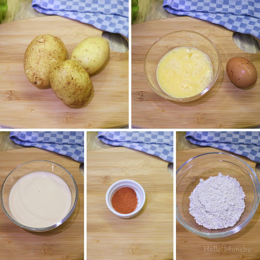 Potato Mojos Ingredients